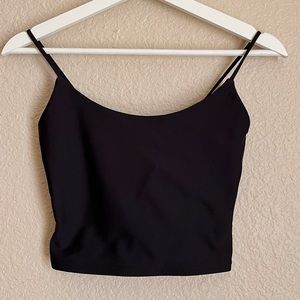 Black crop top - pac sun